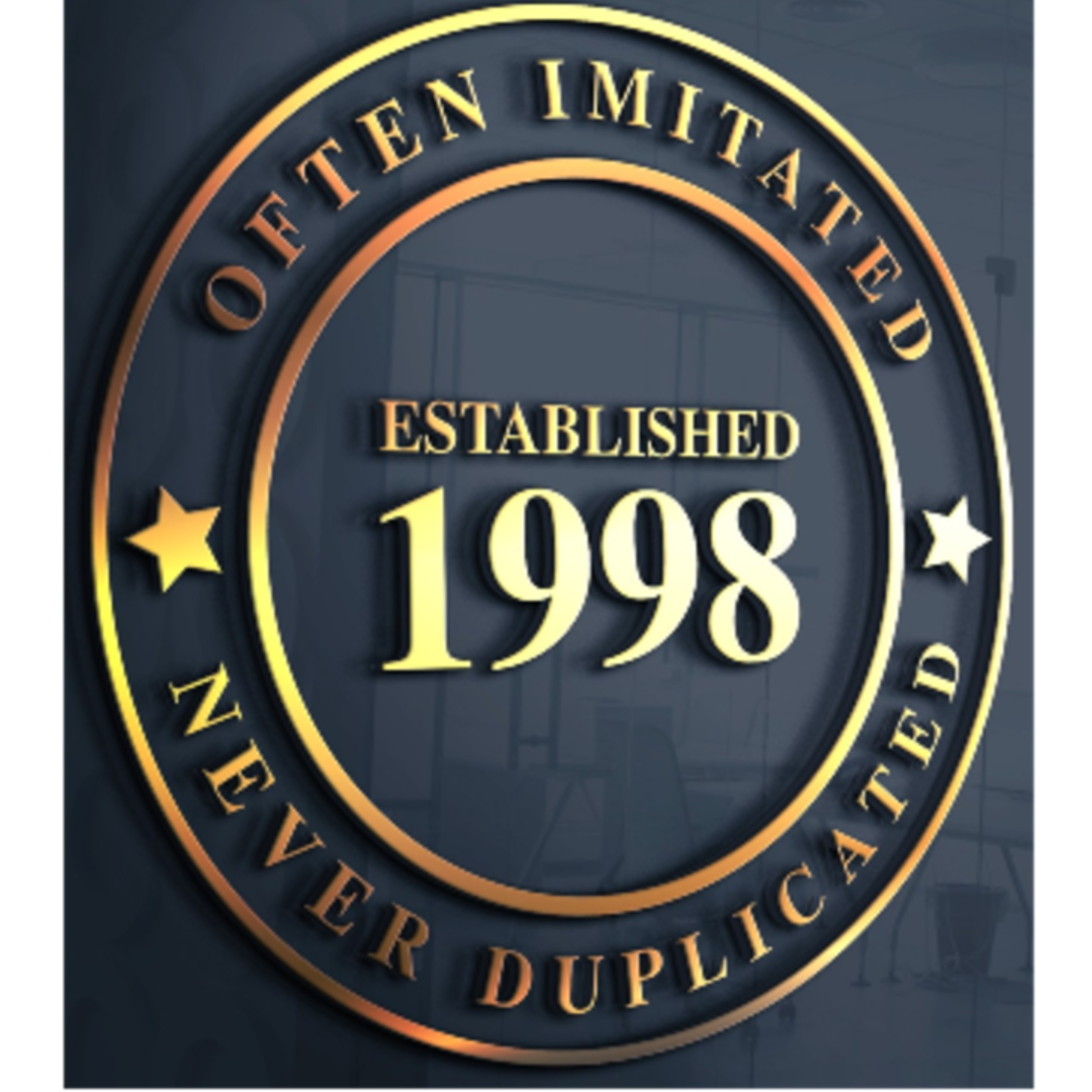 Often imitated, never duplicated — established 1998